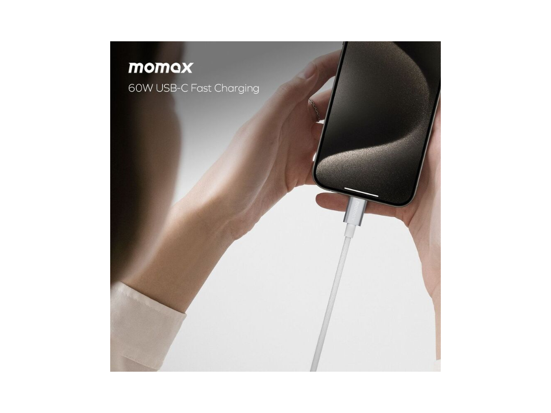 Buy Momax Elite 60W USB-C to USB-C Cable 0.5m Fast Charging White in Qatar Buy Momax Elite 60W USB-C to USB-C Cable 0.5m Fast Charging White in Qatar